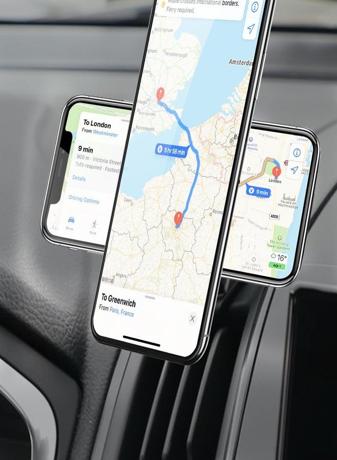 BEERTE Fits MagSafe Car Mount Fit for Ford Edge 2015-2024 Hands Free Magnetic Car Phone Holder Mount Strong Magnets Car Phone Mount Fit for iPhone 16 15 14 13 12 Series MagSafe Case All Phones - Image 4