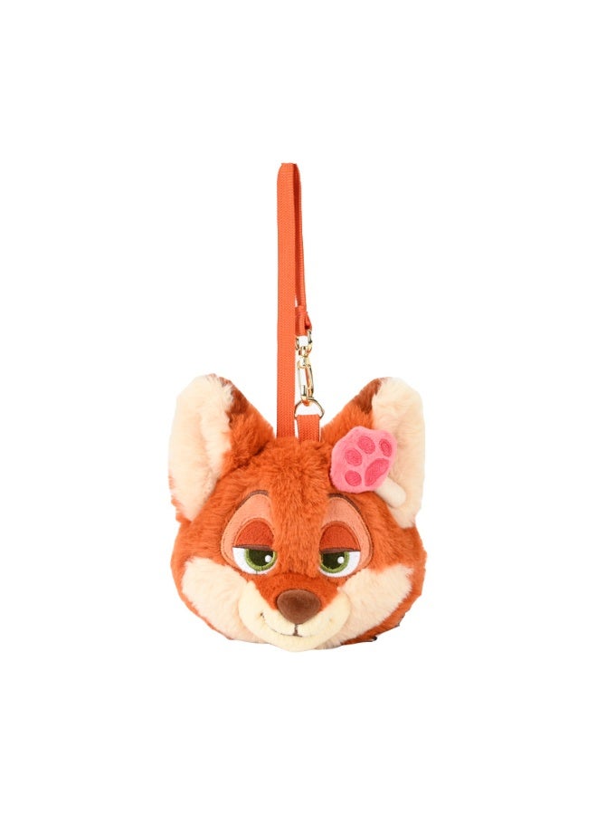 زوتوبيا نيك وايلد أفخم محفظة نسائية للعملات المعدنية المفاتيح الساحرة الثعلب تصميم لينة فروي المواد متعددة الوظائف معلقة زخرفة للعملات بطاقات وجمع المشجعين - Image 3