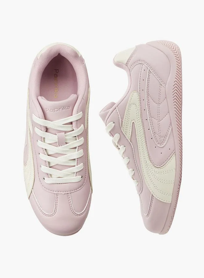 Paprika Women Lace-Up Ankle Sneakers