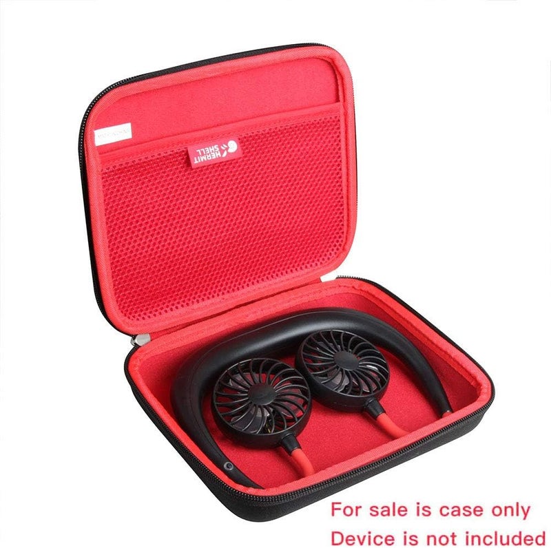 Hermitshell Hand-Free Personal Fan Case for Rechargeable Neck Fan,Cool Fan Portable Hanging Neckband Fan,Wearable Neckband Organizer Case for Travel and Daily Used (Only Case) - Image 2