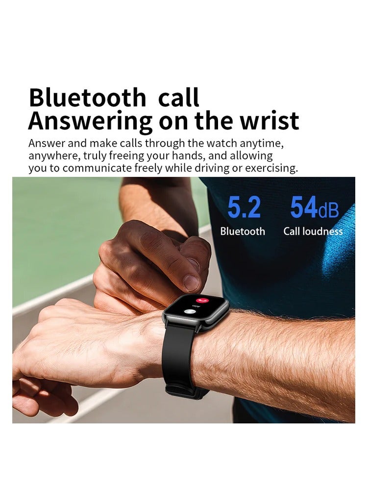 Kumi World Premiere KUMI KU6 Meta Smart Watch 1.96" 100+Exquisite Dial with Compass Bluetooth Call Liveness Detection IP68 Waterproof - Image 3