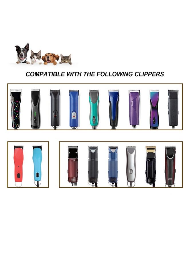 BESTBOMG Size 30W Wide Detachable Pet Dog Grooming Blades-Cutting Length 1/50"（0.5mm）,Compatible with Andis,Oster A5,Wahl km10 Clippers  - Image 4