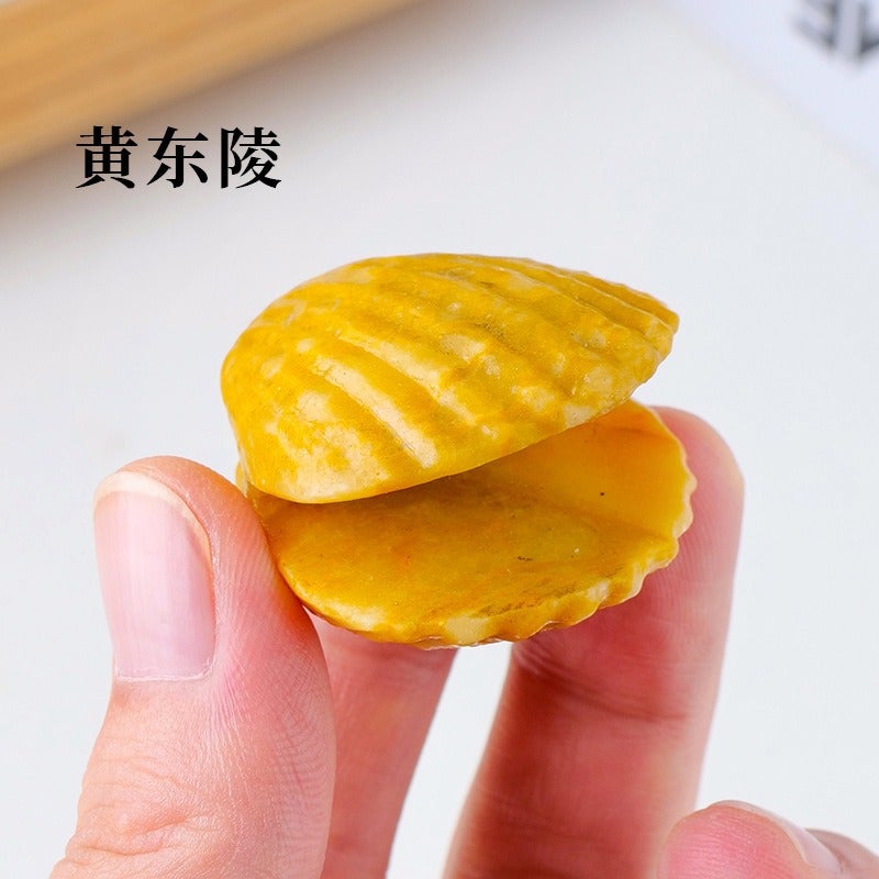 Natural Agate Shell Carving Crystal Raw Stone Specimen for DIY Home Decor Accessories