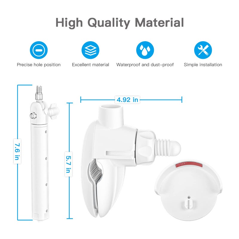 أوكيميو Adjustable Baby Monitor Crib Mount for eufy Spaceview Baby Monitor E110, Spaceview Pro Baby Monitor E210, Spaceview S, Baby Monitor 2 and Vtech VM901 - Image 5