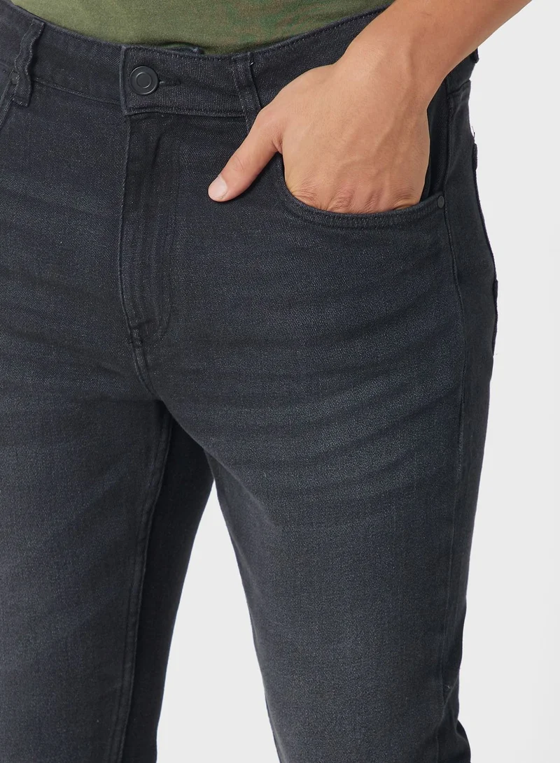 Seventy Five Slim Fit Washed Jeans