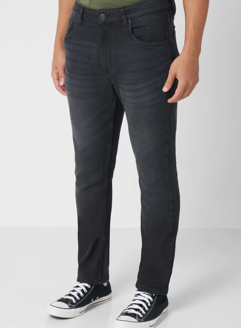 Seventy Five Slim Fit Washed Jeans