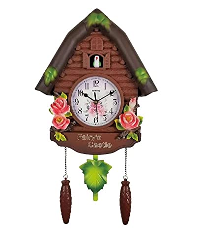 Three Secondz Cute Bird Wall Clock Cuckoo Alarm Clock Cuckoo Clock Living Room Watch Brief Children Bedroom Decor Home Day Time Alarm Clocks 42 cm x 26 cm Fixed Door