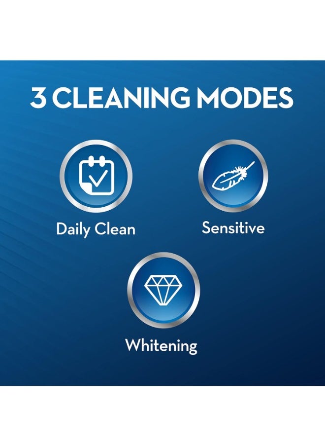 Oral-B - Pro 3 3000 Electric Rechargeable Toothbrush, 3 Modes, 1 Handle + Travel Case, Black - Image 1