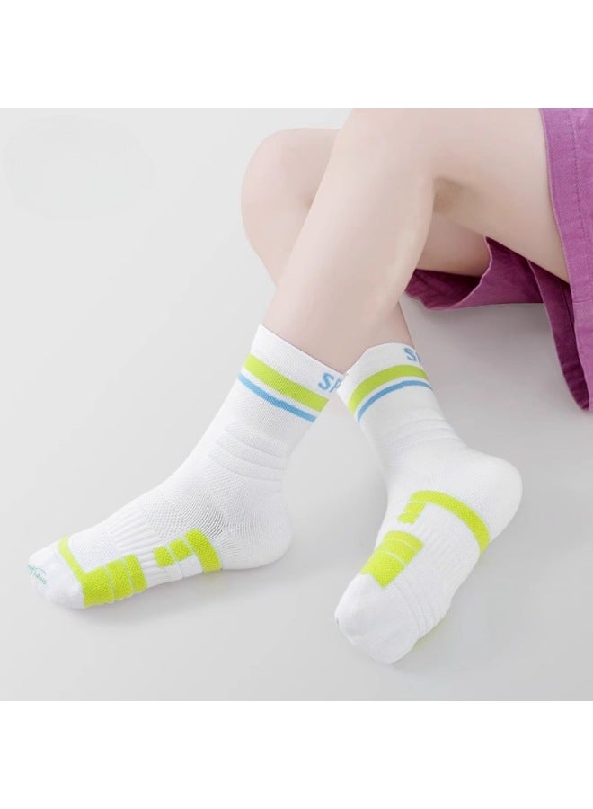 Children's Sports Basketball Socks For Men And Women Professional Primary School Students In The Tube Running Sports Socks Children Boys Towel Bottom Socks - Image 2