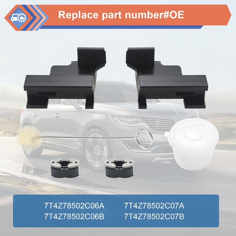 ZONFANT Sunroof Track Repair Kit Compatible with 2007-20014 Ford Edge, 2010-2018 Lincoln MKT, 2007-2015 Lincoln MKX, Replace#7T4Z78502C06A 7T4Z78502C06B 7T4Z78502C07A 7T4Z78502C07B - Image 2