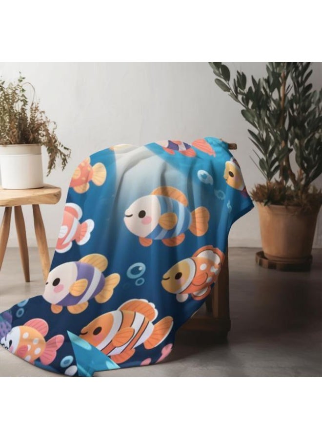 general Children's or student cartoon flannel thin blanket (warm and comfortable, suitable for sleep, games) 100cm*150cm - Image 4