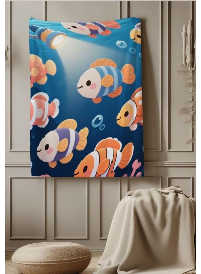 general Children's or student cartoon flannel thin blanket (warm and comfortable, suitable for sleep, games) 100cm*150cm - Image 3