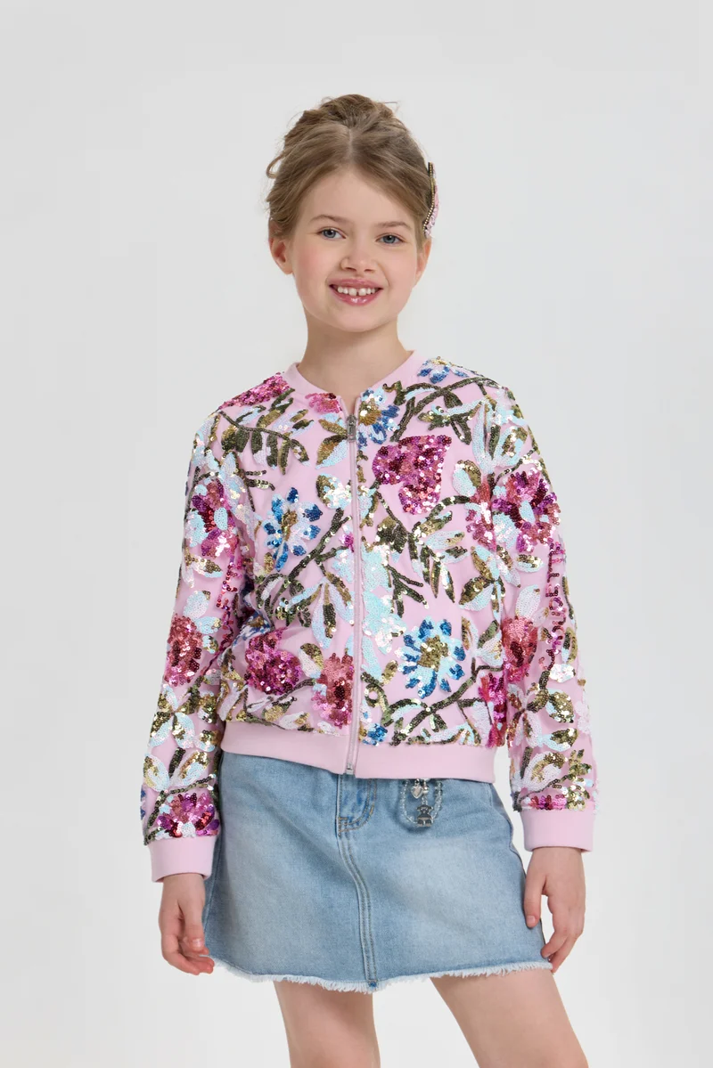 شوبيت Multicolor Bomber Sequins-decorated - Choupette