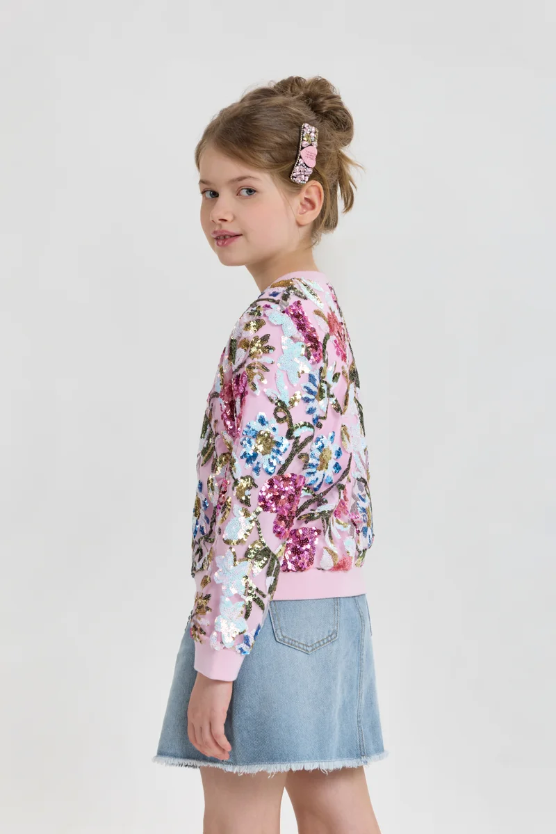 شوبيت Multicolor Bomber Sequins-decorated - Choupette