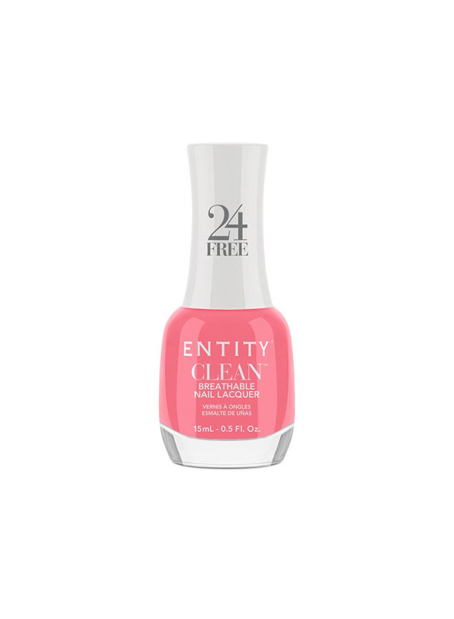 Entity Clean Breathable Nail Lacquer - Lady in Pink 15ml - Image 1