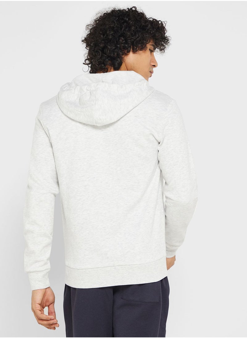JACK & JONES - Logo Zip Through Hoodie - Image 1