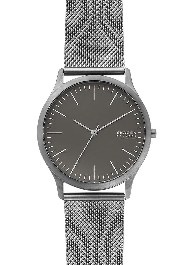 سكاجين ساعة سيجنتشر مينيماليست للرجال بسوار من الفولاذ المقاوم للصدأ أو حزام من الجلد - Image 4