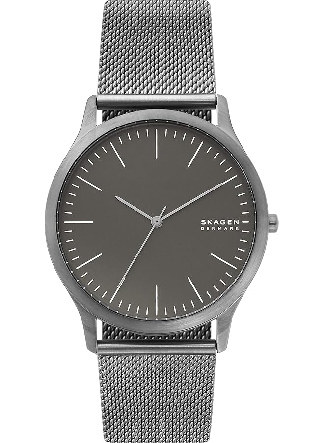 سكاجين ساعة سيجنتشر مينيماليست للرجال بسوار من الفولاذ المقاوم للصدأ أو حزام من الجلد - Image 1