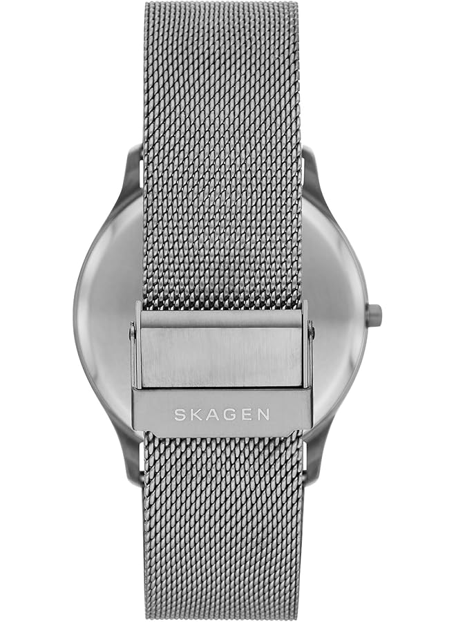 سكاجين ساعة سيجنتشر مينيماليست للرجال بسوار من الفولاذ المقاوم للصدأ أو حزام من الجلد - Image 3