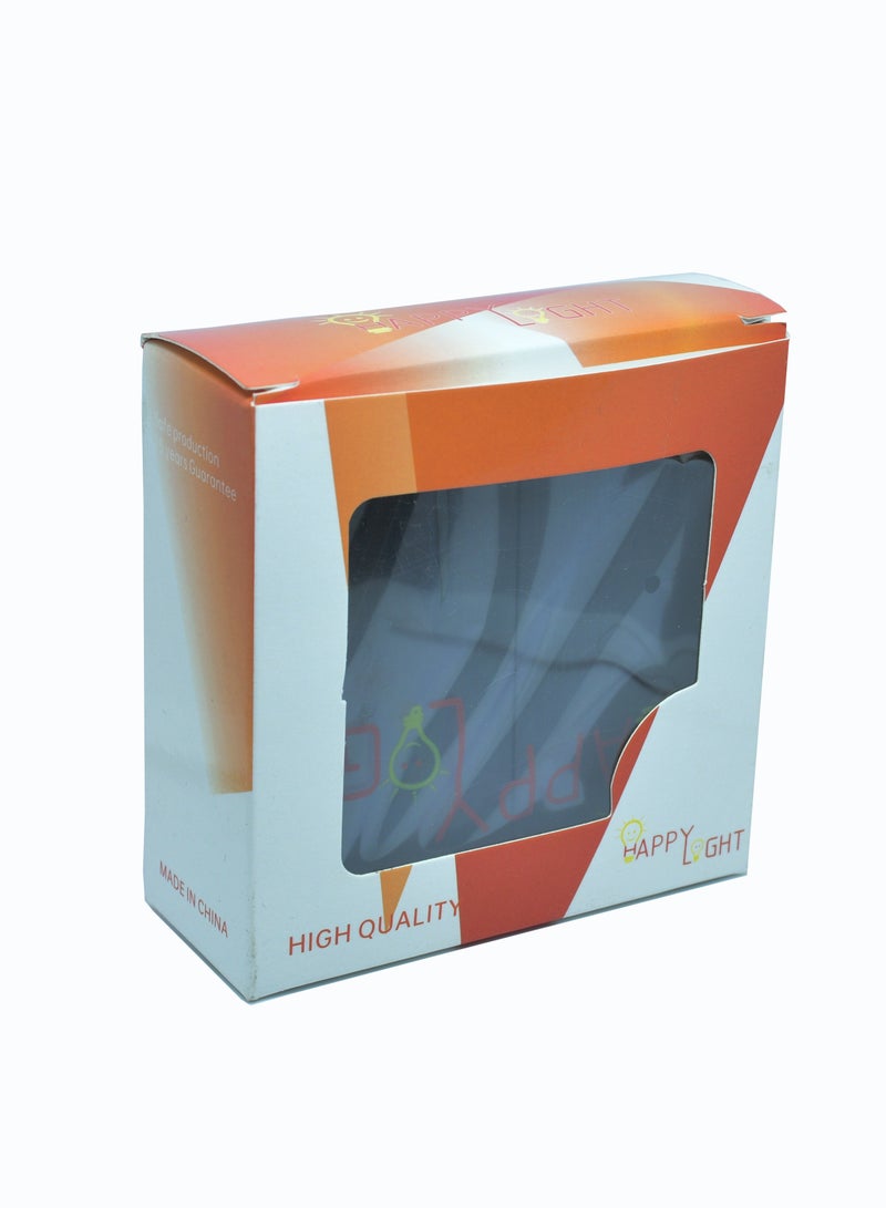 Happy Light Electric wall switch, Double button, tripartite line,Black, piano design - Image 3