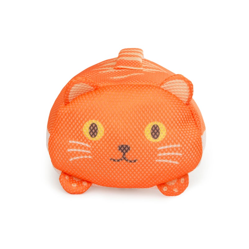 KIKKERLAND HANDY CAT LAUNDRY BAG - ORANGE - Image 2