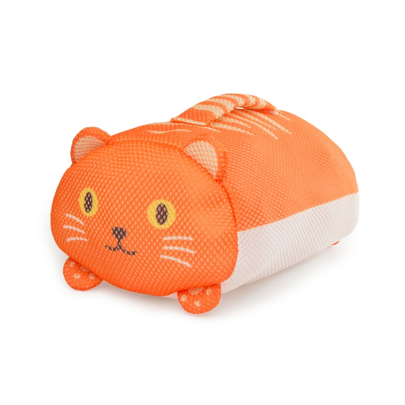 KIKKERLAND HANDY CAT LAUNDRY BAG - ORANGE - Image 1