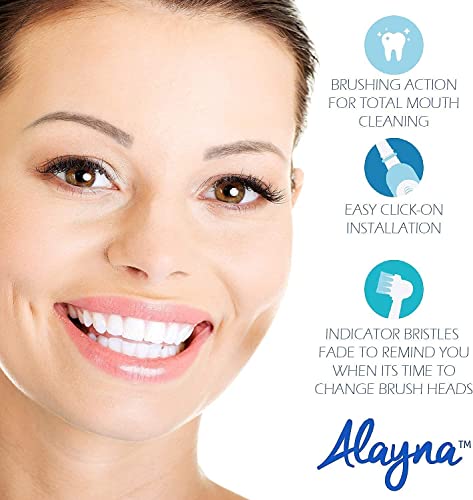 Alayna Replacement Brush Heads Compatible with OralB Braun- Best Double Clean, Pack of 8 Electric Toothbrush Replacement Heads- for Oral B Pro, 1000, 8000, 9000, Adults, Kids, Vitality, Dual Plus! - Image 5