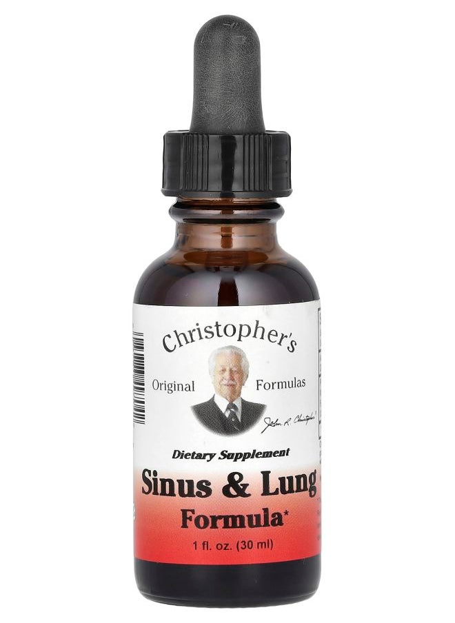 Christopher's Original Formulas Sinus & Lung Formula 1 fl oz (30 ml) 