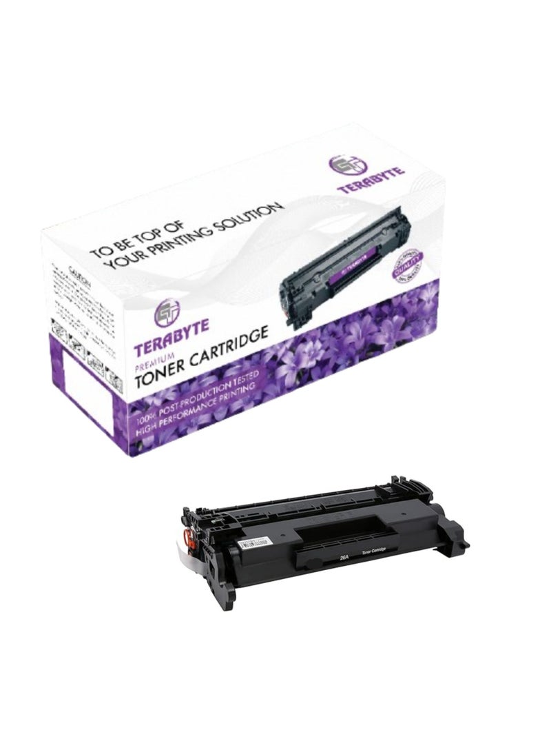 Terabyte 26A Compatible Toner Cartridge to use with Laserjet Pro M402N M402dn M402dw MFP M426fdn M426fdw Printer - Image 1
