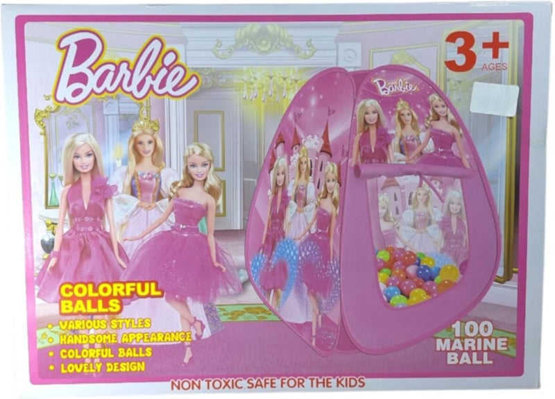 GTG Toys Kids Core Foldable House, 100 Colorful Balls