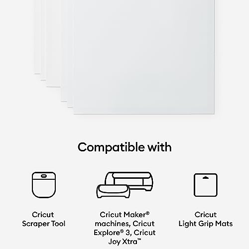 Cricut مجموعة ملصقات قابلة للطباعة ومقاومة للماء من كريكت جوي إكسترا - أبيض - Image 3