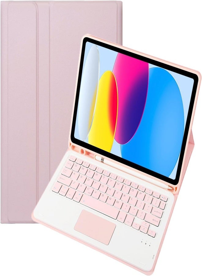 General Touch Keyboard Case for IPad 11th Generation (A16) 11 Inch 2025 Bluetooth Smart Magnetic Removable Touch Keyboard Case with Pen Slot  - Image 1