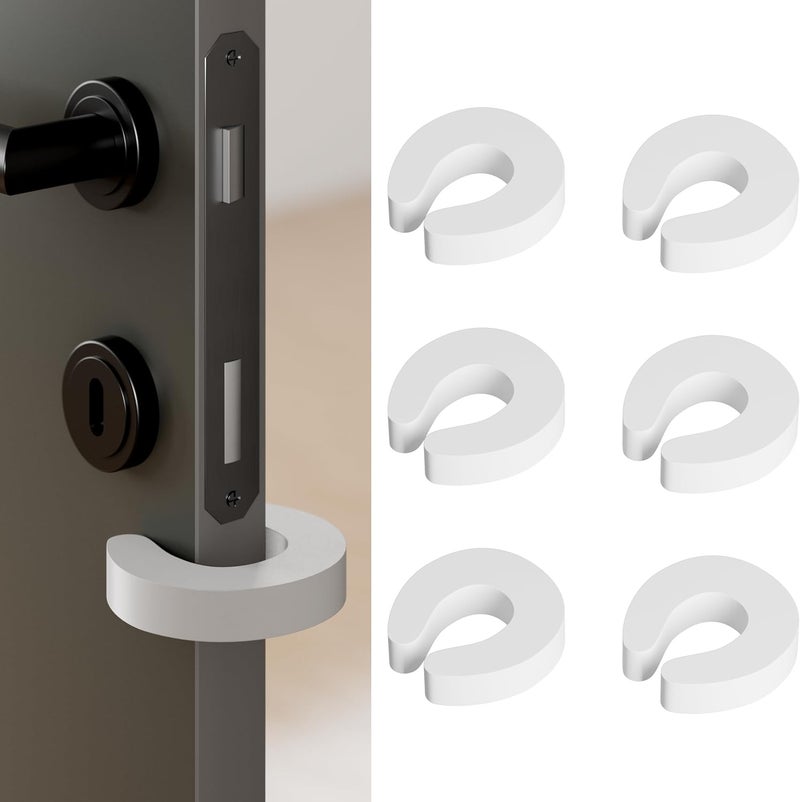 ARCLEER Door Pinch Guard and Door Slam Stopper 6pk. Use Safety Door Guard Made of Soft Foam to Keep Door Open. Serves As a Protector for Kids by - Image 1