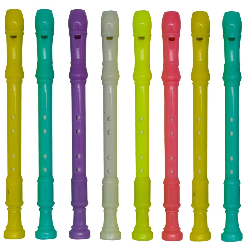 Maydahui 30 PCS Novelty Flute Shape Rollerball Pen Cute Kawaii Music Pens Black Gel Ink for School Office Birthday Party - Image 1