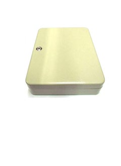 ROBUSTLINE ROBUSTLINE Metal Storage Safe Key Box, 45 Keys Capacity, Wall Mounted for Outdoor and Indoor Home- White Color  - Image 2