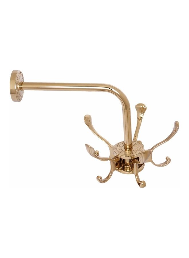 NIBEMINENT Rotating Towel Hook Gold 30x16x16cm - Image 1