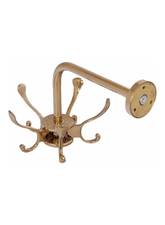 NIBEMINENT Rotating Towel Hook Gold 30x16x16cm - Image 3