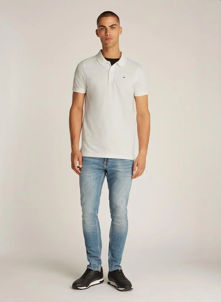 TOMMY JEANS Short Sleeve   Polo Shirt