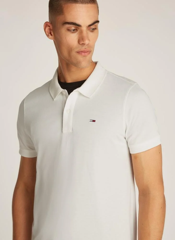 TOMMY JEANS Short Sleeve   Polo Shirt
