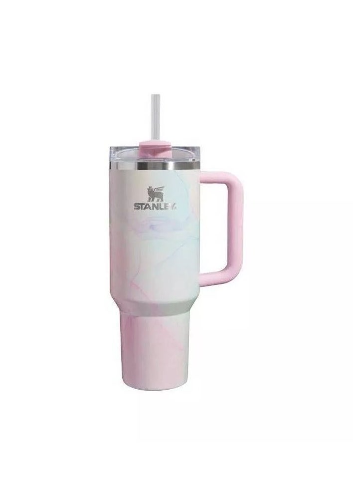 Stanley - Stanley cup H2.0 Stainless Steel with Lid and Straw for Water Iced Tea,Coffee and Smoothie,40 oz - Image 1