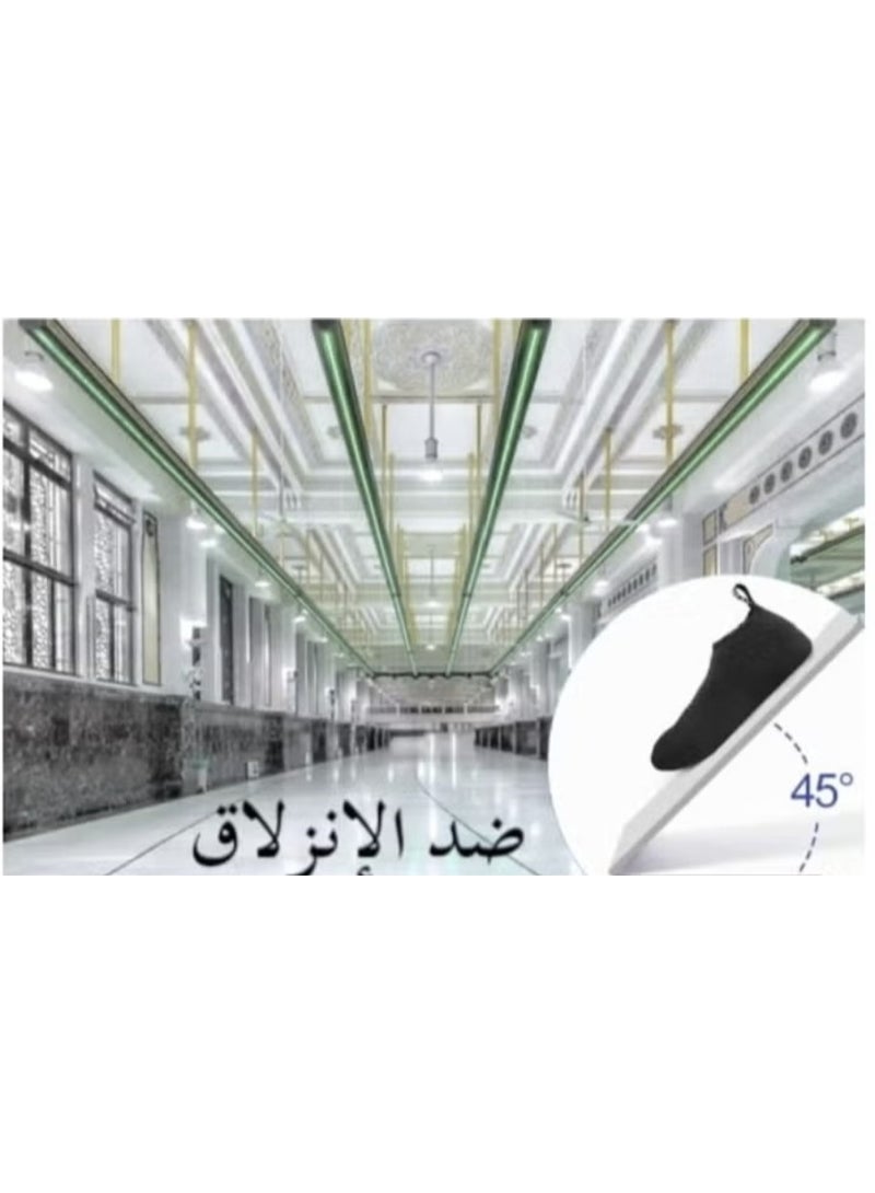 سابو حذاء خفيف للحج والعمرة – حذاء سهل الارتداء، قابل للتنفس، مضاد للانزلاق، سريع الجفاف ومريح للمشي للرجال والنساء 36/37 - Image 3
