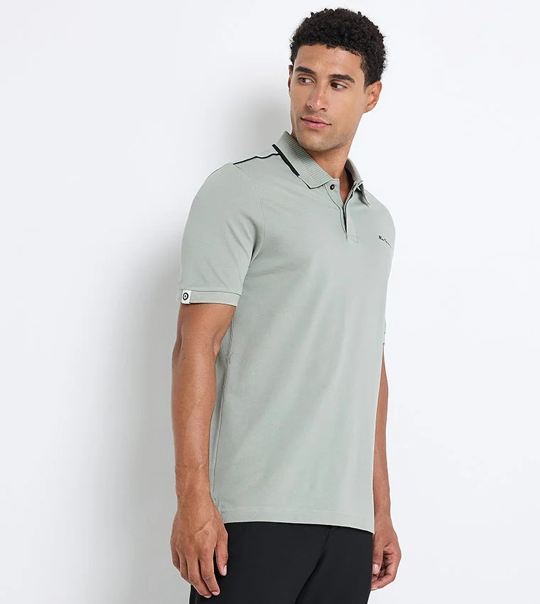 Ben Sherman  Ben Sherman Men's Short Sleeve Solid Polo Tees for Men | Best Price UAE