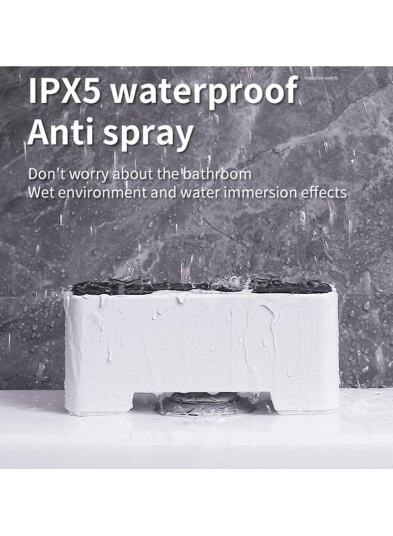 عام مستشعر تدفق المرحاض التلقائي - يعمل بالضغط التلقائي بفضل التقنية الذكية للكشف عن الأشعة تحت الحمراء، مقاوم للماء ويشحن بواسطة منفذ Type-C، مثالي للاستخدام في المنزل أو الفندق. - Image 2