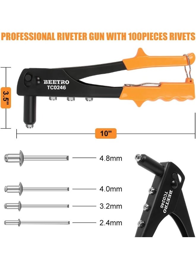 Generic Beetro Heavy Duty Hand Riveter With 101 Rivets  - Image 1