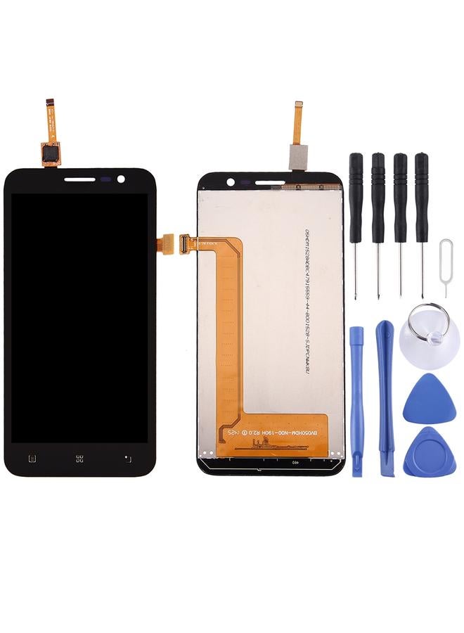 إيروريكس شاشة LCD بديلة OEM لهاتف Lenovo A8 / A806 / A808T مع مجموعة رقمية كاملة باللون الأسود - Image 1