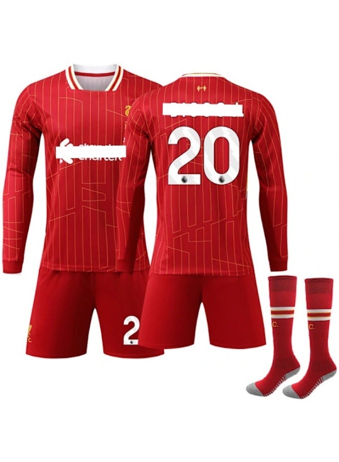 KUYING New Long Sleeved Breathable Quick Drying Football Set - Image 1