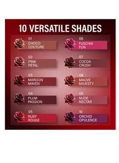 Faces Canada FACES CANADA Comfy Matte Wow Liquid Lipstick Nectar 09  3.8ml One Swipe Application Highly Pigmented  Comfortable Wear Glides Smoothly  Long Lasting Transferproof  - Image 2
