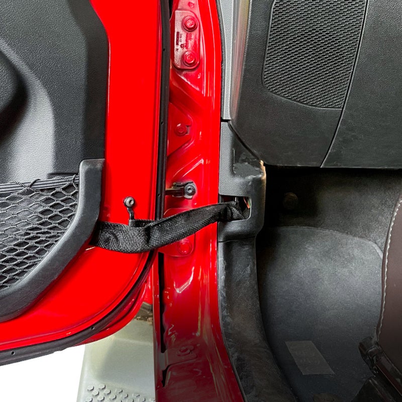 Car Door Limit Strap Red-type B Premium Durable Material - Easy Installation Door Safety Strap for Off-road Enthusiasts Jeep Wrangle TJ JK JL JT 2007-2019 - Image 5