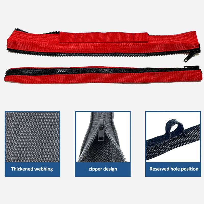 Car Door Limit Strap Red-type B Premium Durable Material - Easy Installation Door Safety Strap for Off-road Enthusiasts Jeep Wrangle TJ JK JL JT 2007-2019 - Image 4