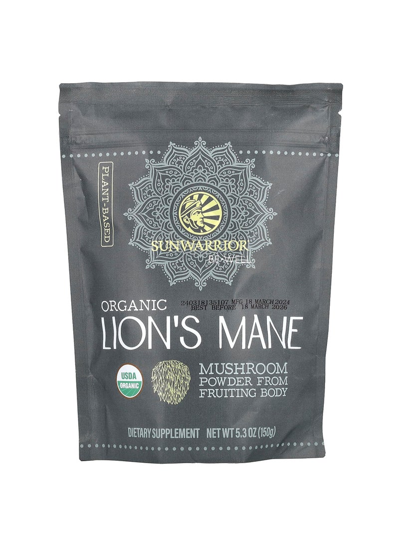 Be Well, Organic Lion's Mane, 5.3 oz (150 g)
